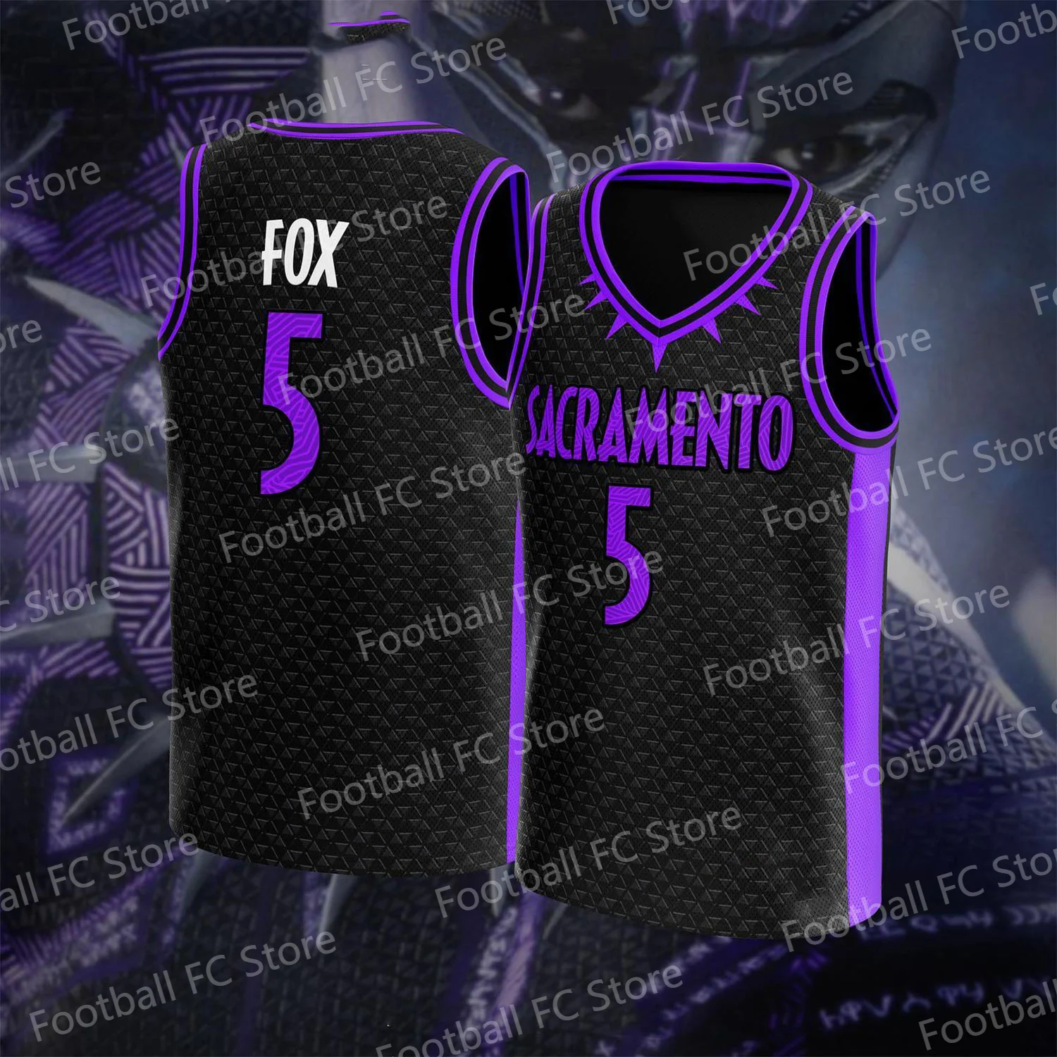 2024 Basketball Cartoon Black Panther Summer Tank Vest For Adult/Kids Commemorative Edition Tops