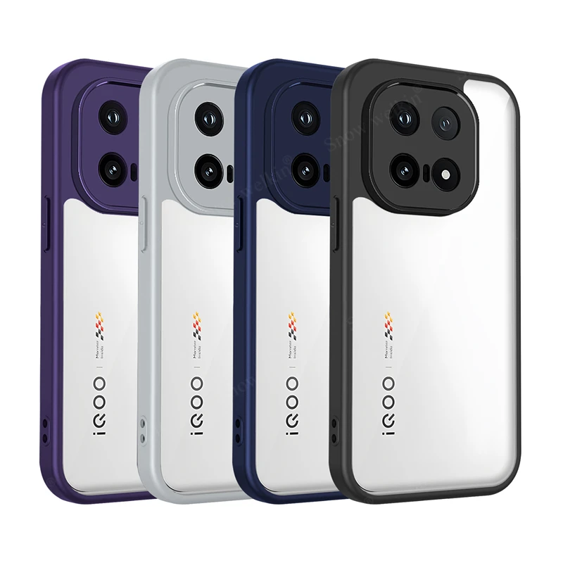 Transparent Silicone Case For Vivo iQOO 15 13 iqoo15 iqoo13 PC