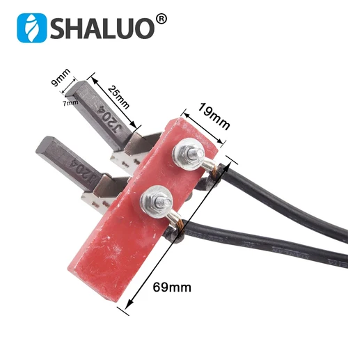 Imagen 2 del producto Conjunto de cepillo de carbón conductor para generador diésel de 3kw ~ 50kw para fabricación de generador de cepillo STC