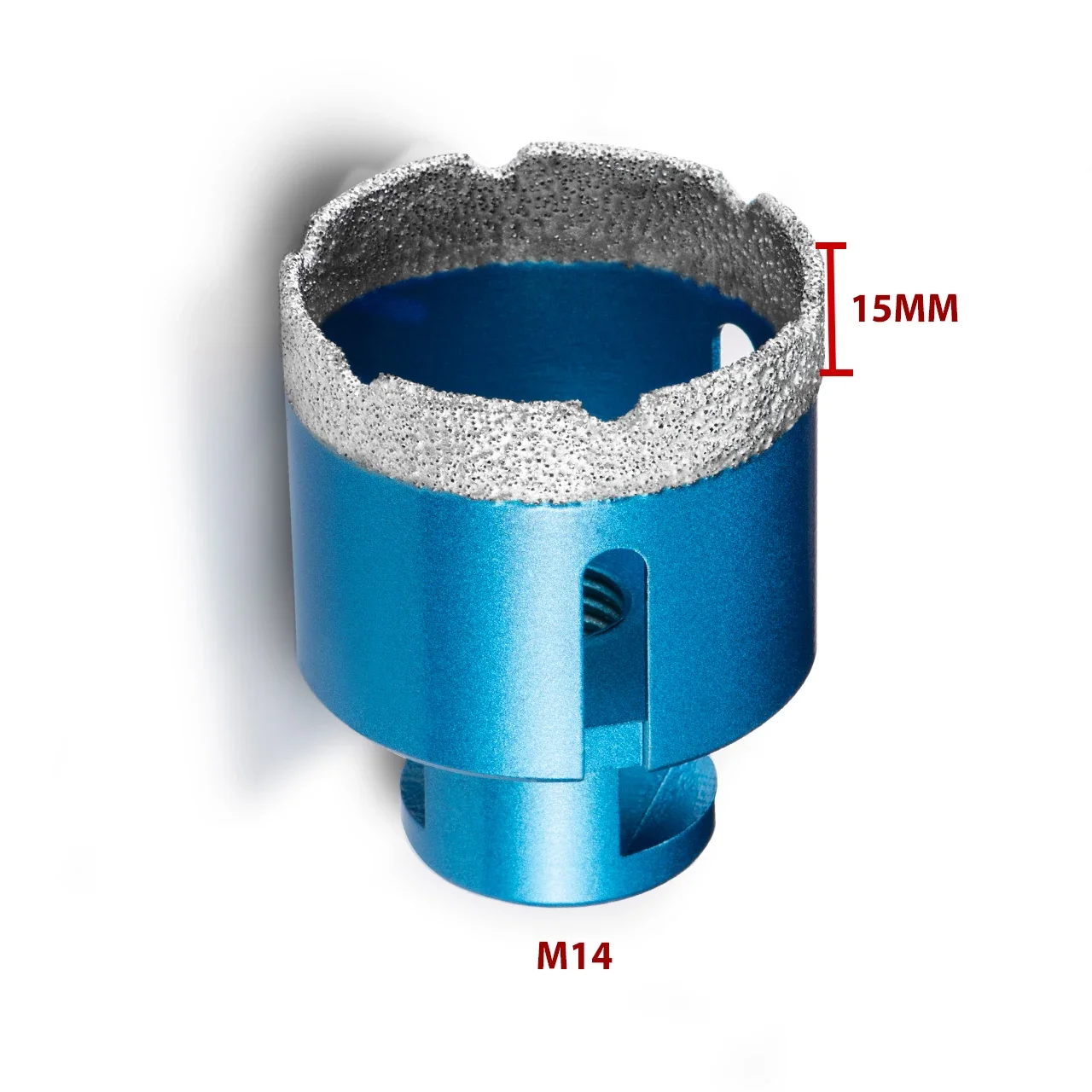 1 шт. 6-70 мм M14 Алмазная резьба, сухое вакуумное сверло с пайкой, Корона фарфоровой плитки, гранит, мрамор, инструменты для отверстий
