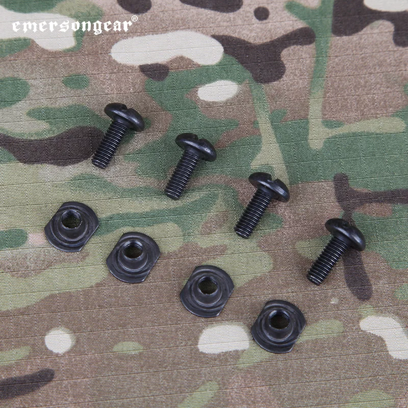 Emersongear Chiến Thuật Mịch Mũ Bảo Hiểm Vít 4 Cái/bộ Bảo Vệ Các Bộ Phận Đi Xe Đạp Airsoft Đi Bộ Đường Dài Săn Bắn Ngoài Trời Chiến Đấu Thể Thao BK