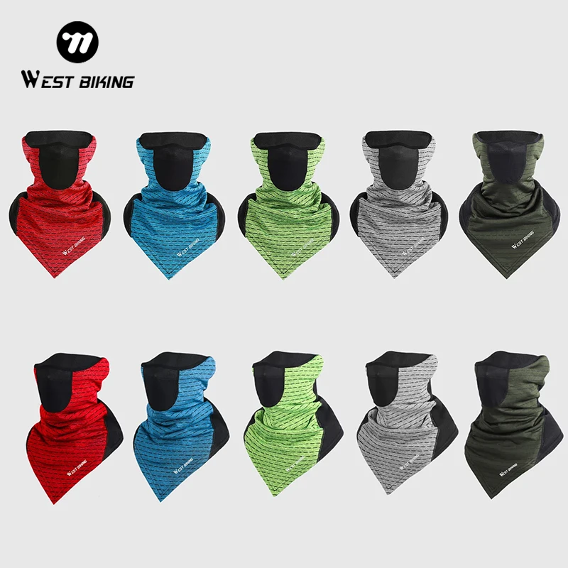 

WEST BIKING Winter Windproof Ski Warm Mask Fleece Running Fishing Hiking Scarf Motorcycle Neck Warmer Thermal Sport Cycling Gear