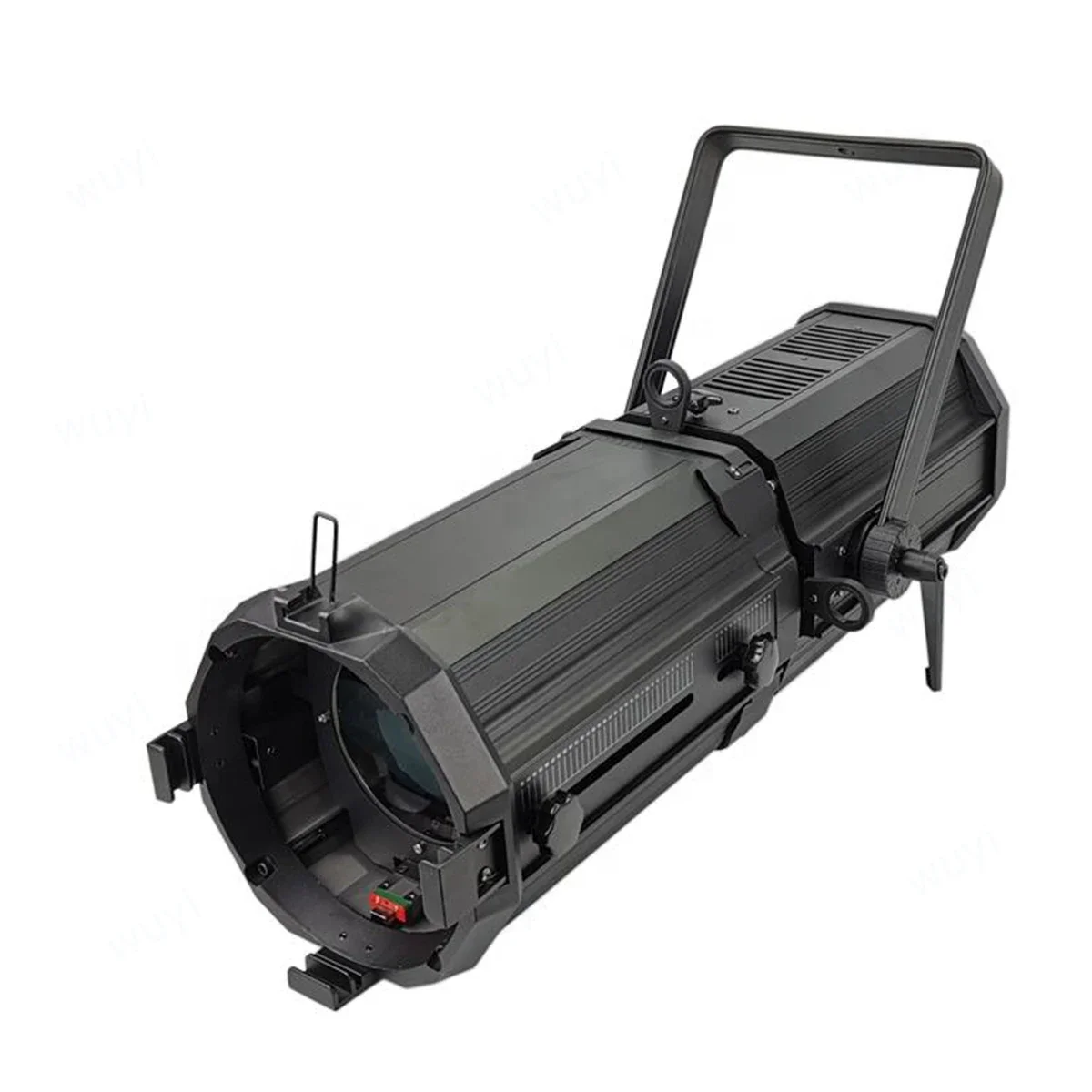 Ellipsoidal Light 300W LED Profile COB Spotlight 15to36 Degree Variable Manual Focus Zoom 3200K/5600K with Cast Aluminum Housing