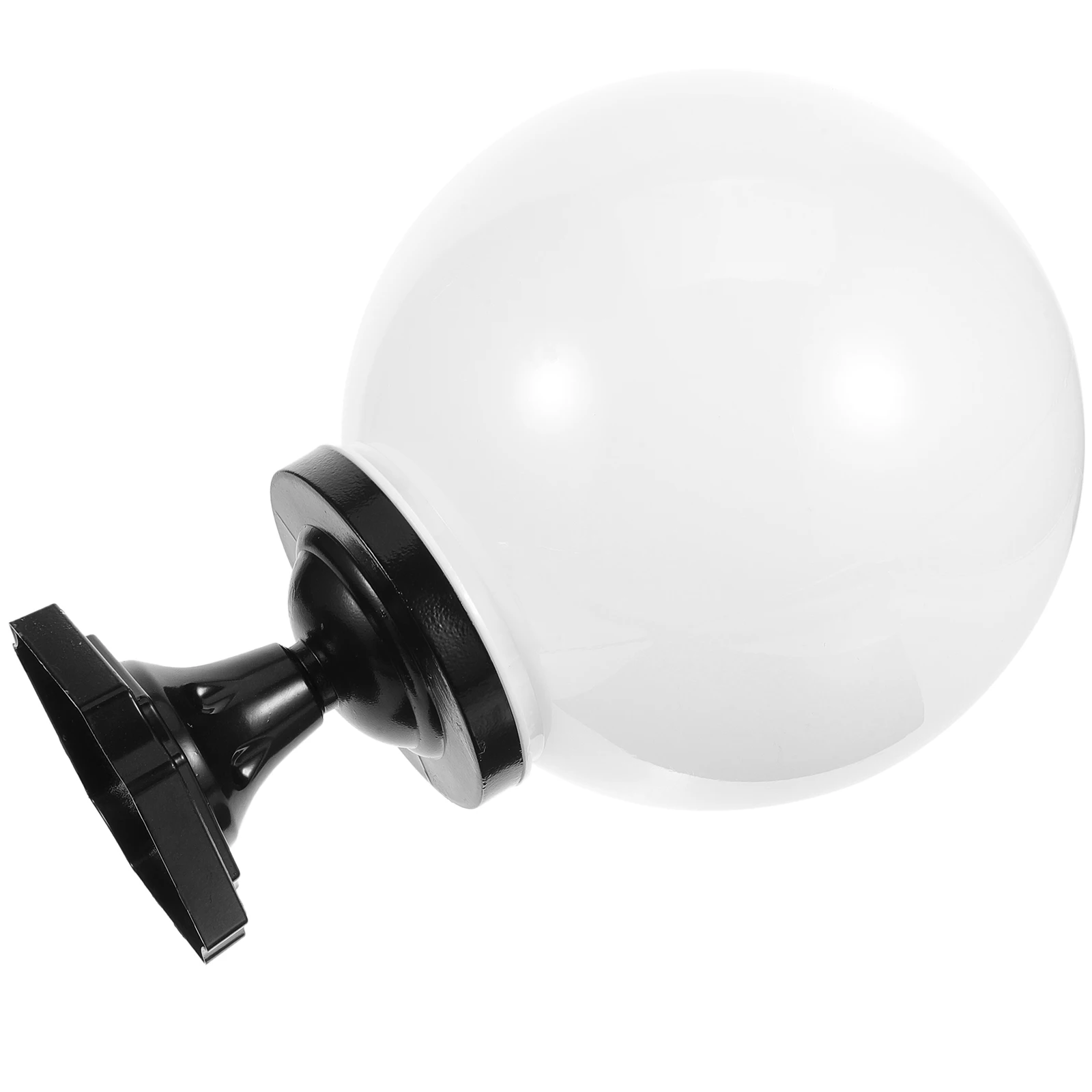 

25cm Acrylic Globe Lamp Shade Waterproof Fence Decorative Lighting Porch Stand Floor Decking Replacement Light Yard