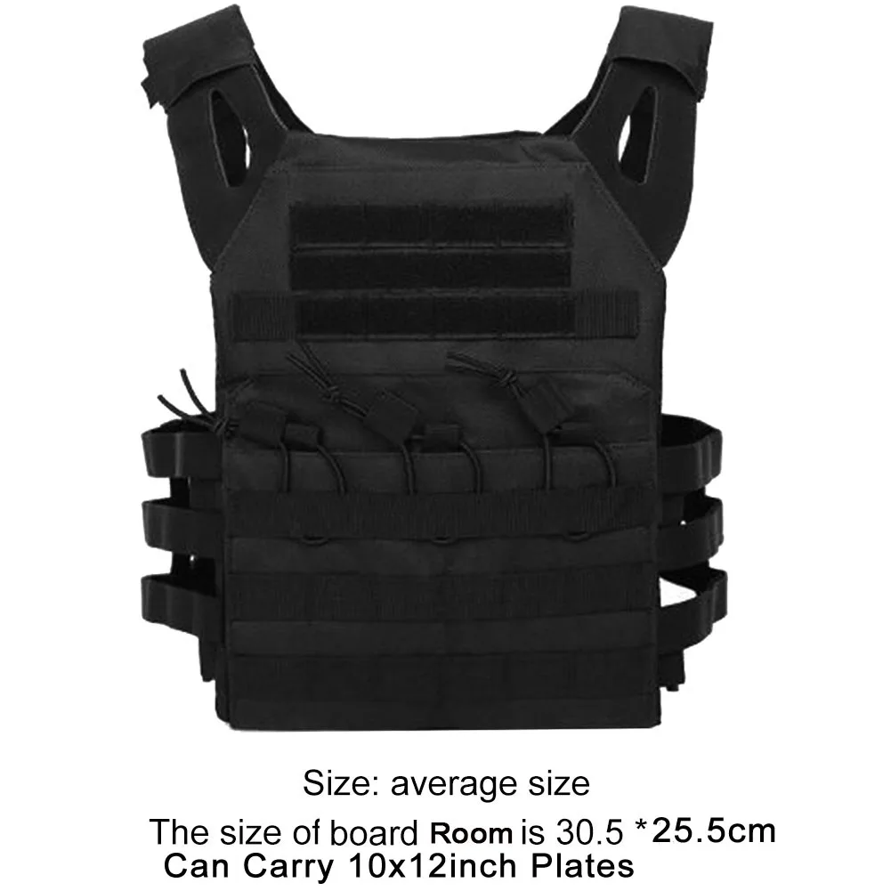 Imagem -02 - Treinamento Militar Caça Molle Colete Tático Armadura Corporal ao ar Livre Leve Jpc Plate Carrier Coletes Paintball cs Game Equipment