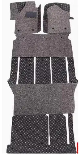 

Высокое качество! Полный комплект автомобильных ковриков на заказ для Mercedes Benz Viano W639 2022-2003 7, 8 мест, водонепроницаемые двухслойные ковры