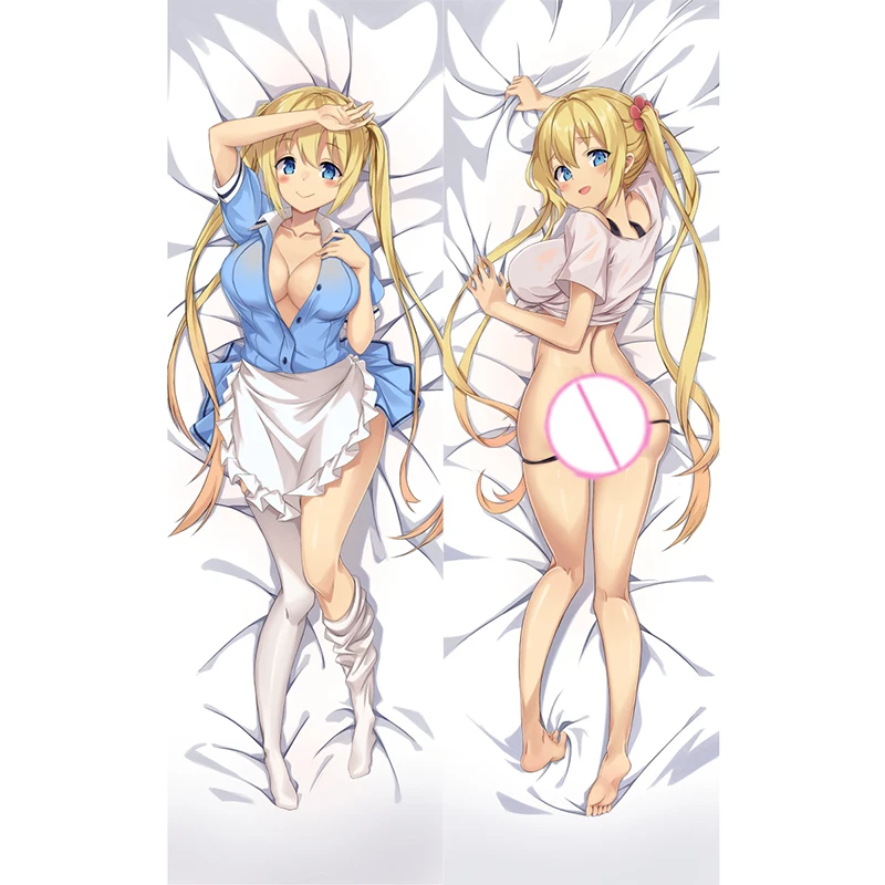 

Dakimakura Anime Pillow Cover Kaho Hinata Double Sided Print 2Way Cushion Cover Xmas Gifts