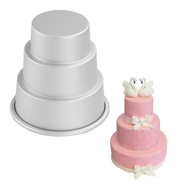 Mini 3 Tier Cake Pans 3 Layer Mini Cupcake Pans Baking Supplies Utensils Homemade Round Baking Pan Cupcake Chocolate Mold AliExpress