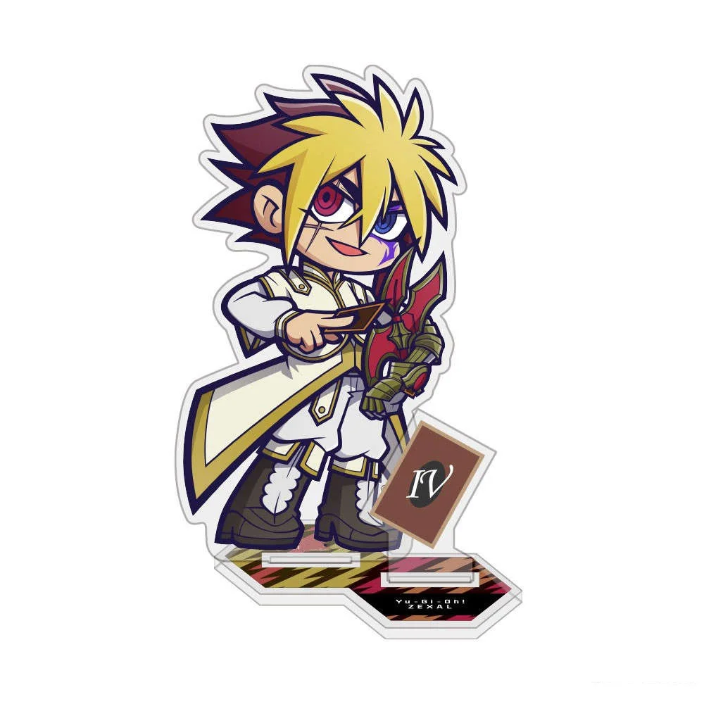 Anime Fans Gifts Yu-Gi-Oh!!Tsukumo & Astral Vrains Yusaku Fujiki Double insertion Acrylic Stand Desktop Decor Series About 10cm view 5