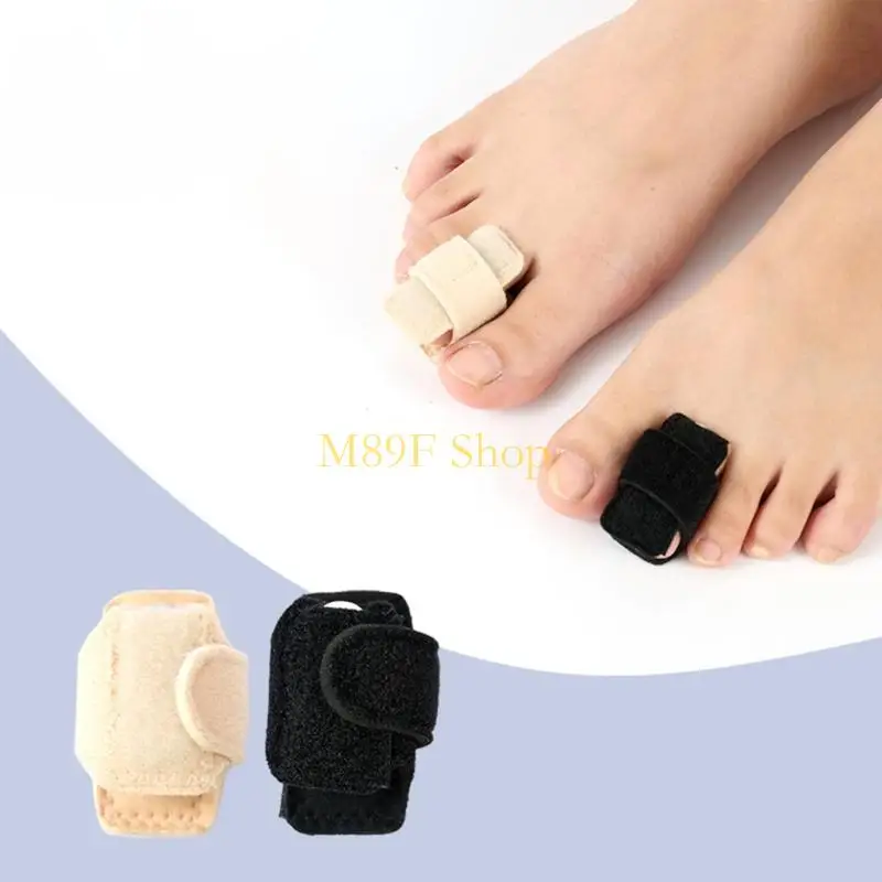M89F Strong Aluminum Toe Support Brace Toe Splint With Hook Closure For Reliable Hammer Toe Assistance And