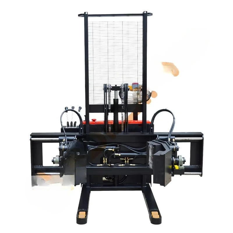 New Product Hot Sale Vertical Paper Roll Clamp Stacker Lifter Full Electric Pallet Stacker