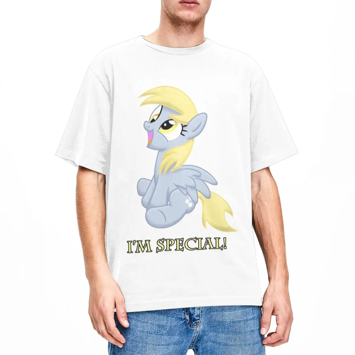 Derpy Hooves I\'m Special Accessories T-Shirt for Men Women Novelty 100% Cotton Graphic Printed Tee