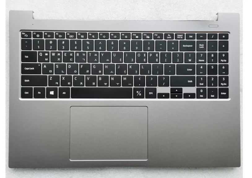 Korean layout new laptop palmrest cover with keyboard for samsung 350XCJ 350XCR 550XCJ 550XCR