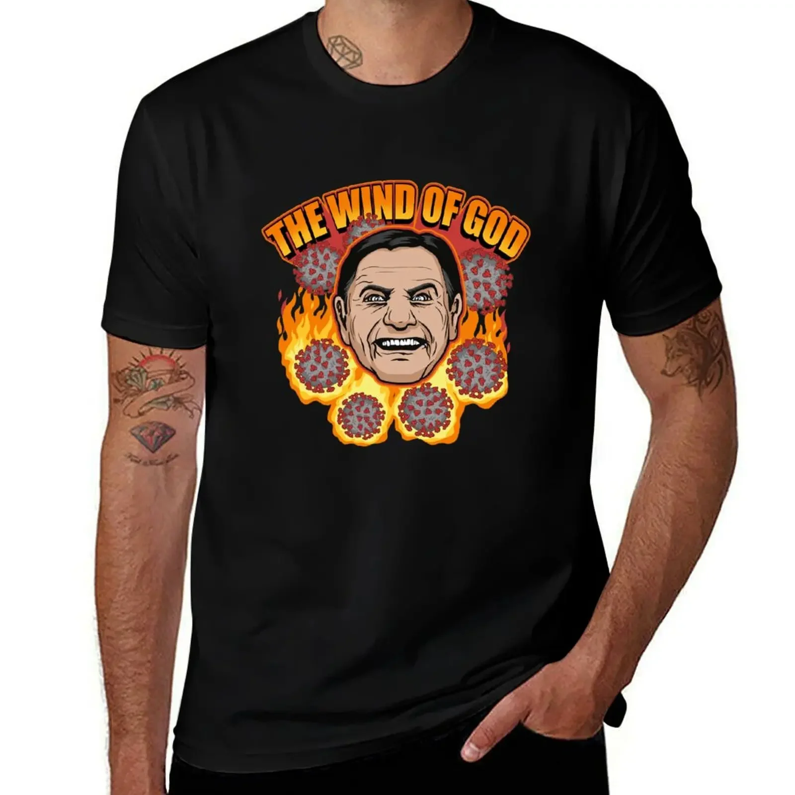 

The Wind Of God Preacher WTFBrahh T-Shirt vintage clothes shirts graphic shirts graphic tee men