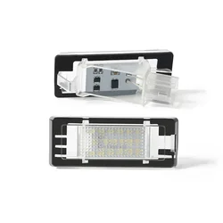For Renault Espace Laguna Scenic Fluence Dacia Duster Logan Number Lamps Error Free LED License Plate Lights