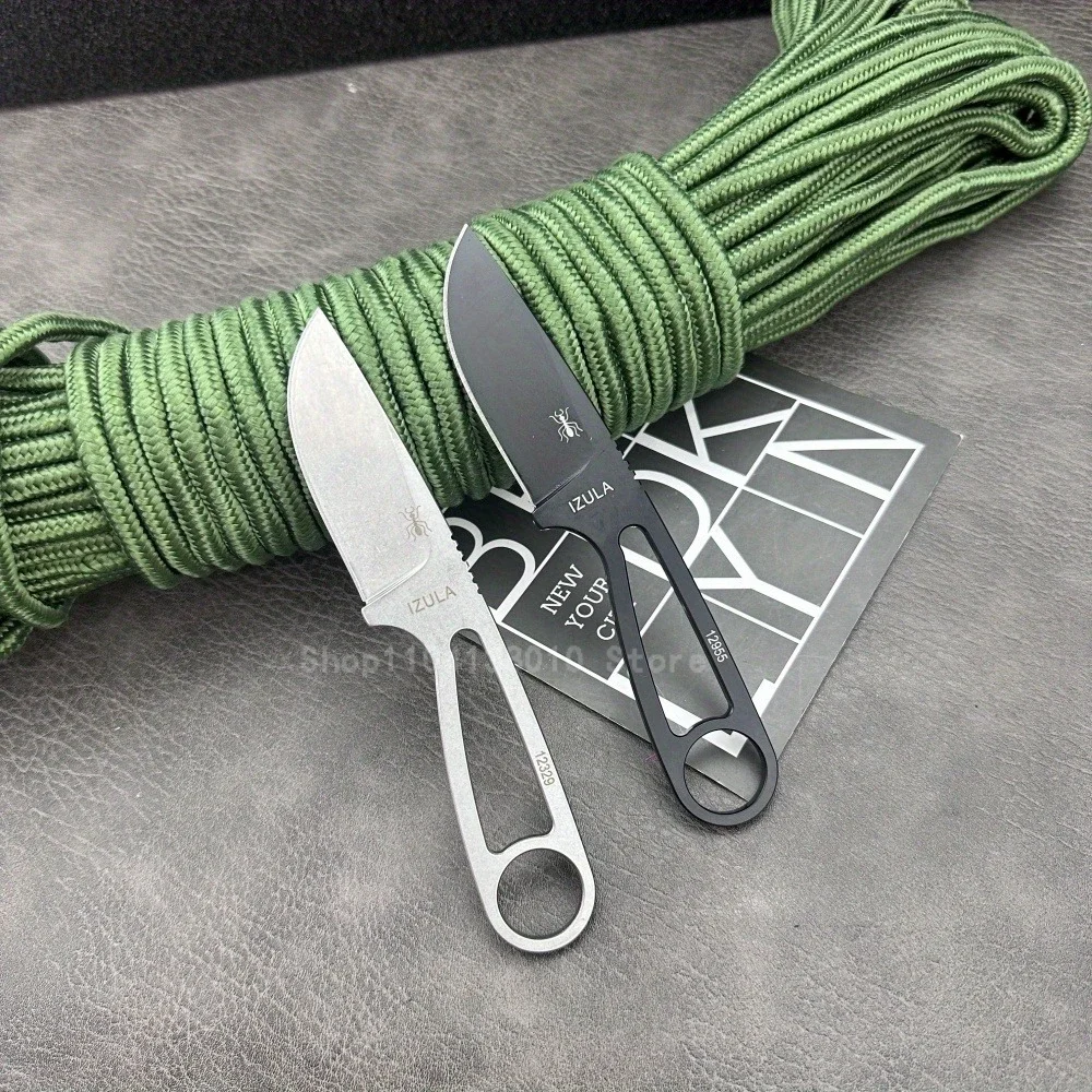

8Cr13mov Steel Portable Straight Knife Survival Fishing Obstacle Removal Tool Outdoor Camping EDC Utility Cutting Knife Gift