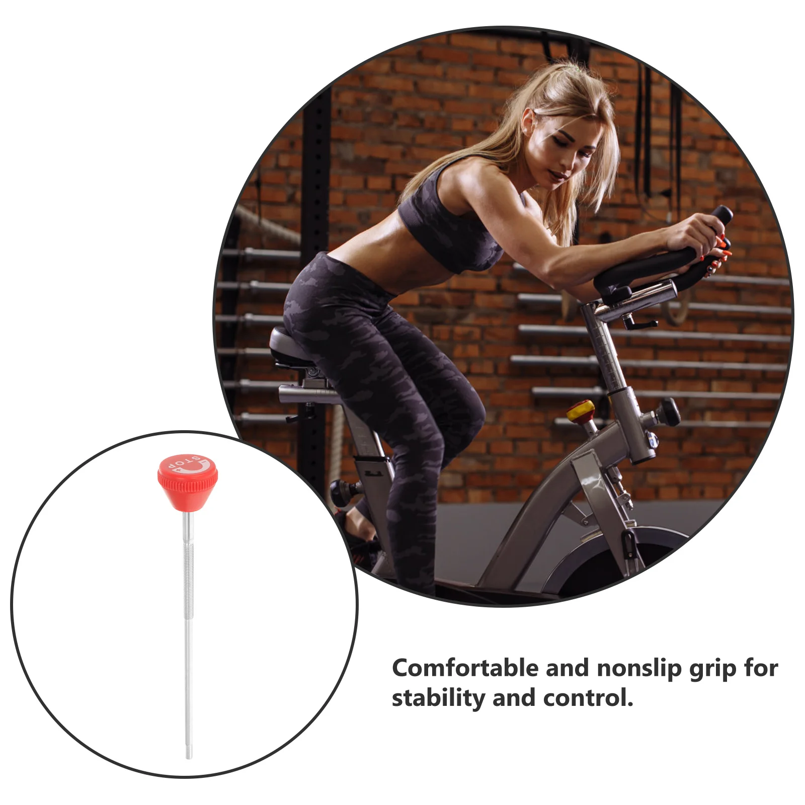 

Stationary Bike Pull Lever Heavy-Duty Construction Smooth Control for Intense Workouts Fits Most Indoor Cycling Bikes Quick