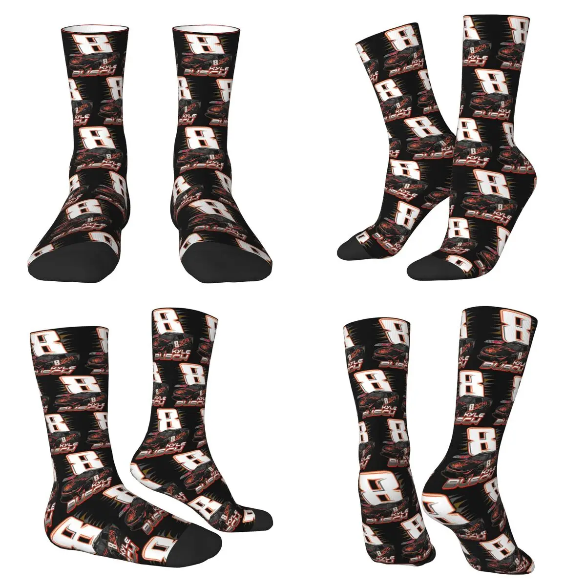 

Kyle Busch Socks Harajuku High Quality Stockings All Season Long Socks Accessories for Unisex Birthday Present