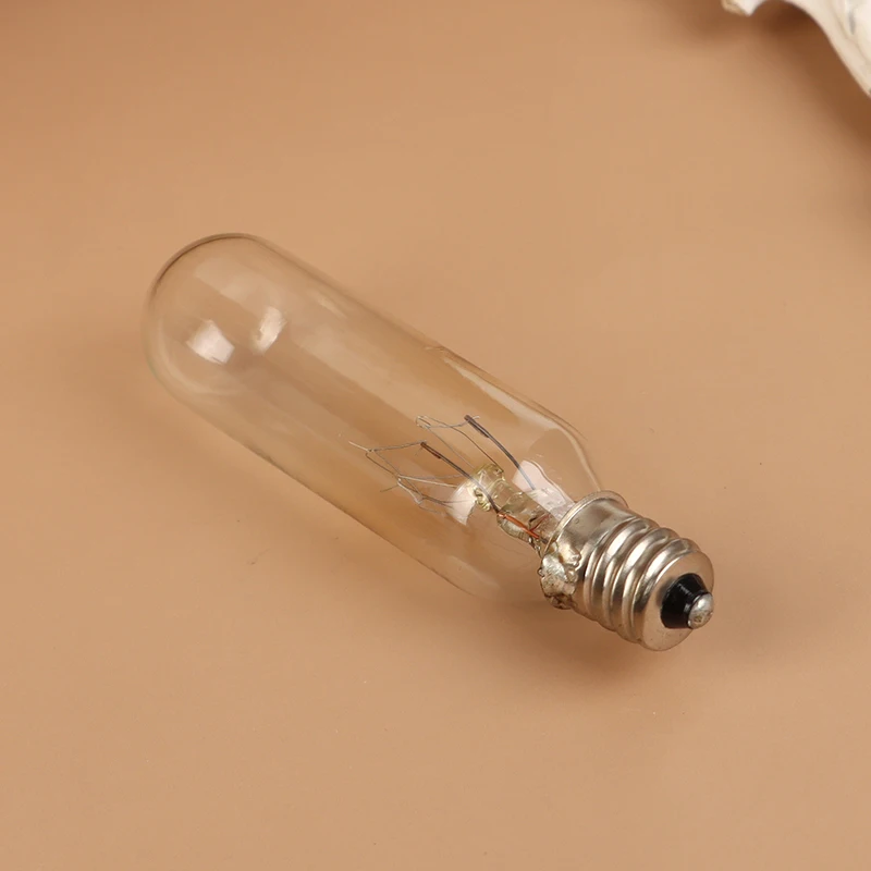 โคมไฟเกลือหลอดไฟ T6 110V 120V15W E12 สกรูหลอดไฟโคมไฟทังสเตนแก้วหลอดไฟตกแต่งสําหรับช่วงตู้เย็นโคมไฟ