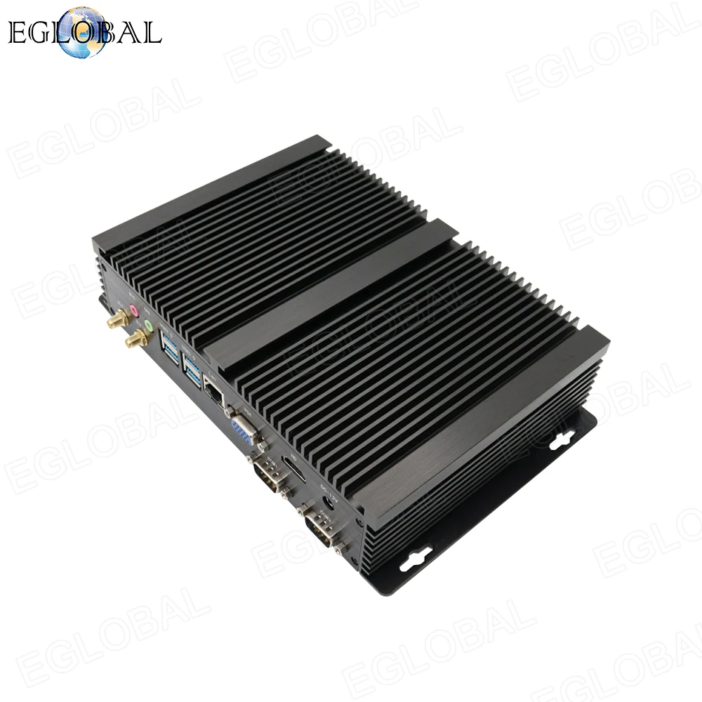 EGLOBAL 산업용 미니 PC, 듀얼 디스플레이 데스크탑 컴퓨터, RJ45 LAN COM 미니 컴퓨터, 윈도우 11, 32G RAM, 1TB SSD, 10 세대 i7 1165G7