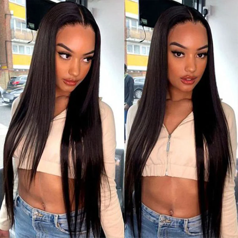 13x4 13x6 hd lace frontal human hair wig for women choice 30 40 inch lace front bone straight brazilian transparent wigs on sale