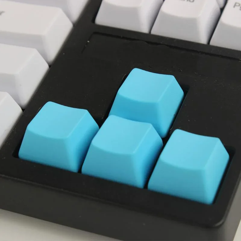 idobao WASD Arrow OEM Keycaps Set 4PCS Red Keycaps Colorful Blank Keycaps for Custom Keyboard DIY Mechanical Keyboard