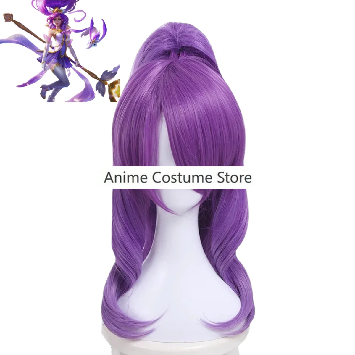 Game LOL Star Guardian of Soraka Janna Cosplay Kostuum De Starchild Paarse Rok Pruik Volwassen Vrouw Sexy Carnaval Halloween Pak