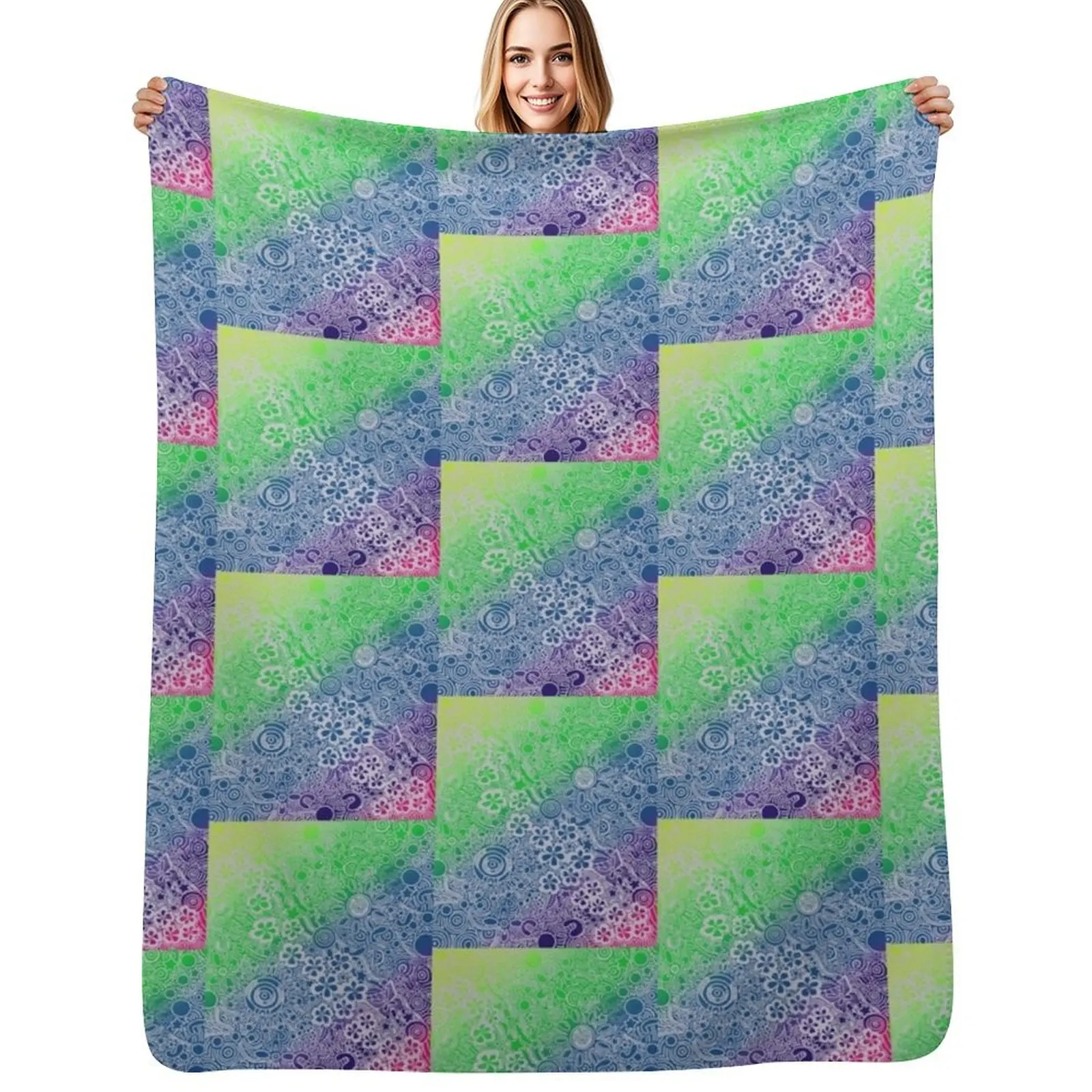 Land of the dreamtime and connection to country Throw Blanket bed plaid Moving warm winter Decorative Sofa Heavy Blankets