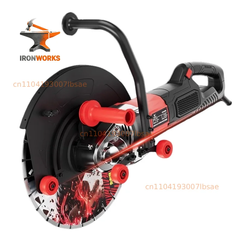 Multi Functional Reinforced Concrete Wall Water and Electricity Slotting,Cutting Machine High-power Brushless Wall Cutting Tool