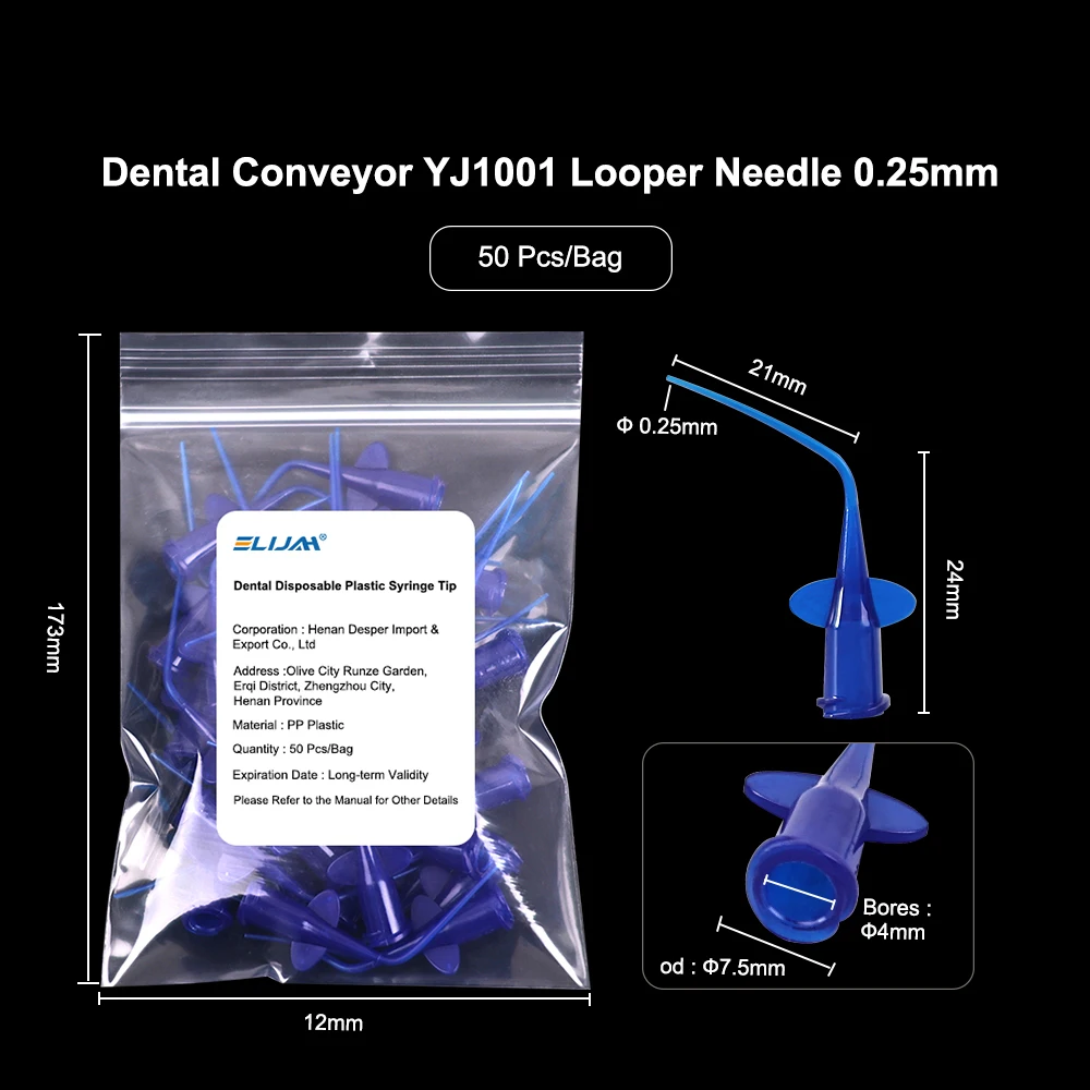 50 шт., одноразовые пластиковые наконечники для шприца, эндоиригация, корневой канал, боковая бабочка, промывка, локоть, игла, материалы для стоматолога
