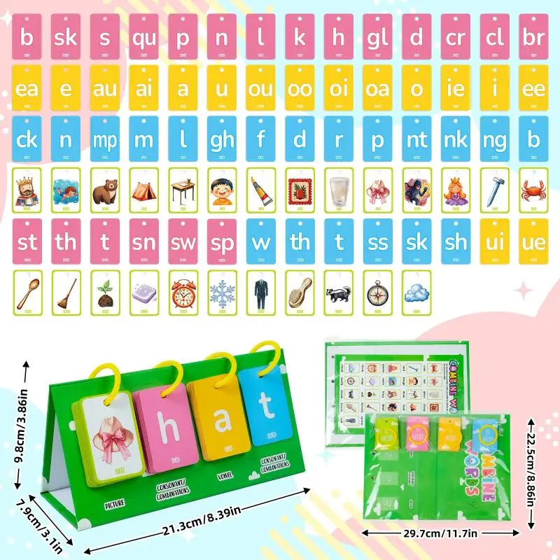 81 pièces modèle de Table sort mots carte éducative photo lettre apprentissage cognitif jouets d'éducation précoce pour enfants enfants