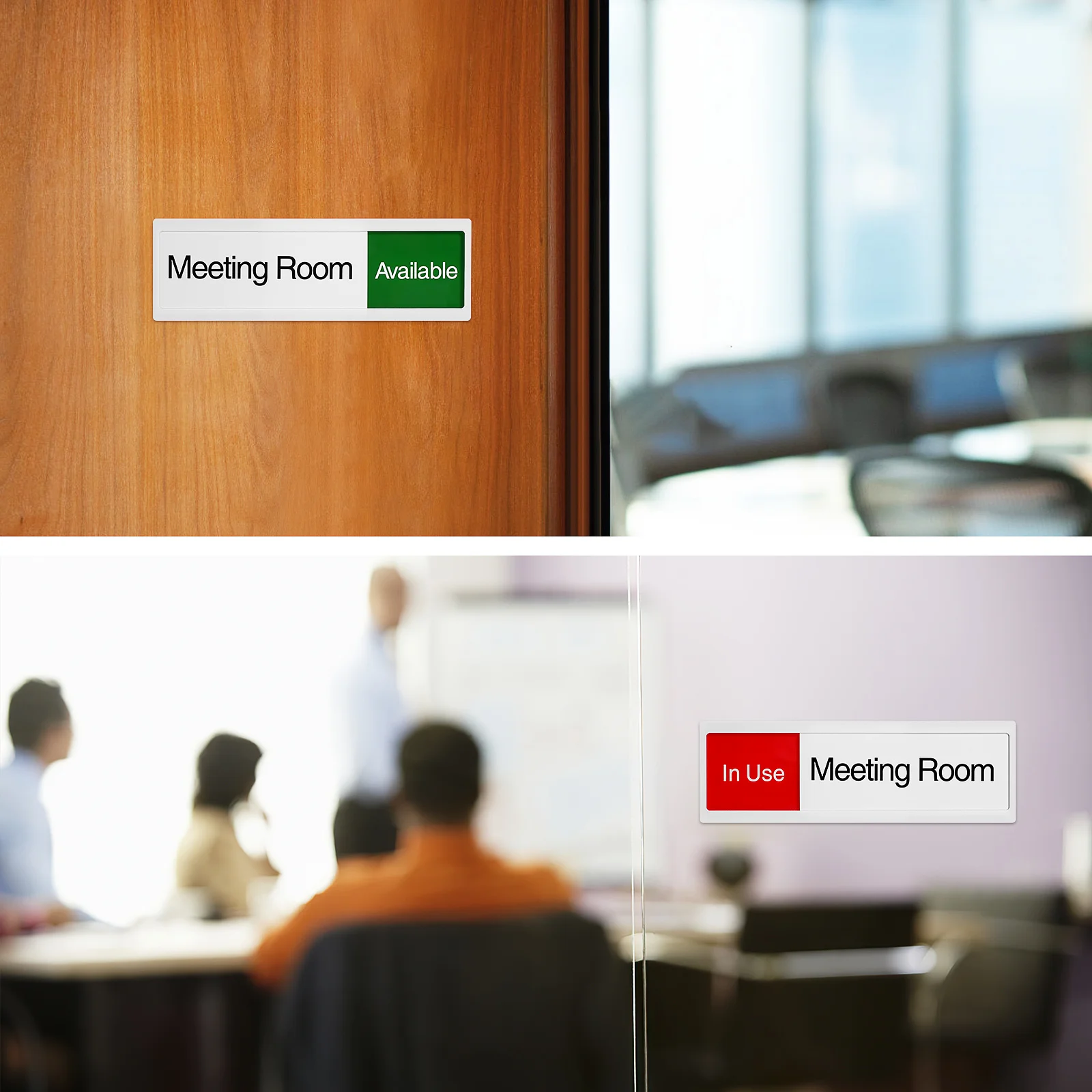 

Occupied Sign for Office Door Acrylic Material Functional for Everyday Work and Life Convenience Acrylic Door Signs