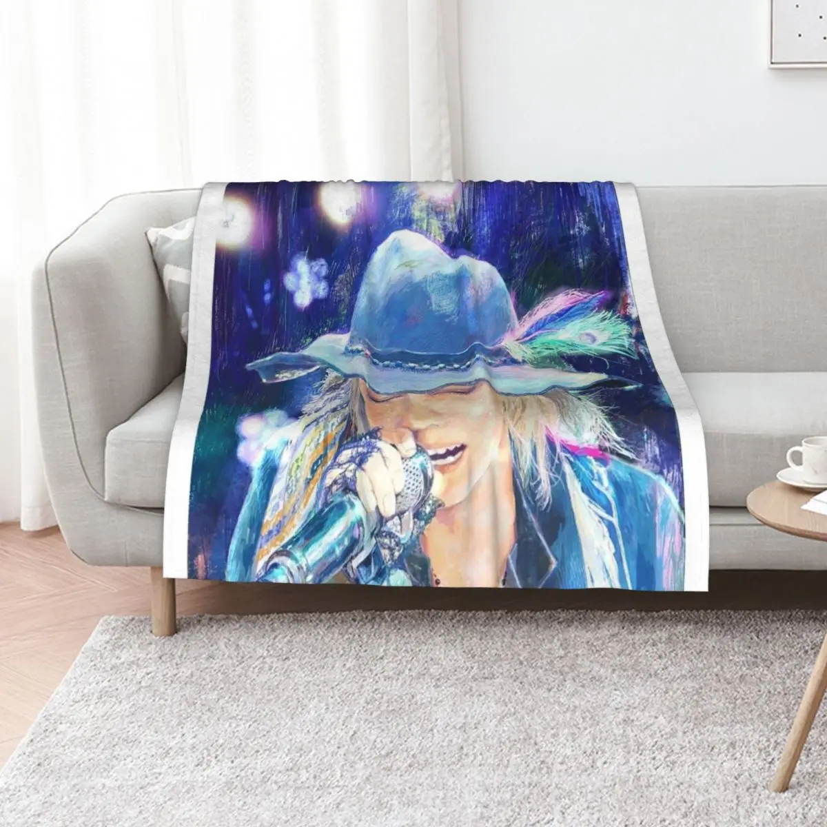 بطانية رمي hitomi no jyunin من علامة تجارية فاخرة مزخرفة بطانيات حرارية صيفية