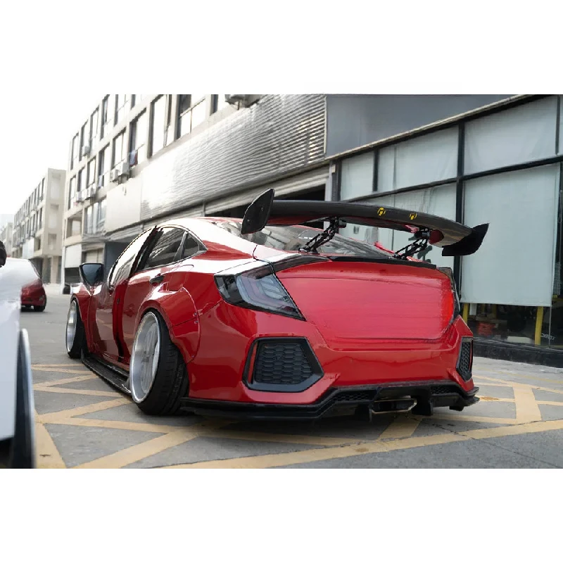 

High Quality Electric Automatic Rear Trunk Spoiler Universal Sedan Real Carbon Fiber Boot Wing