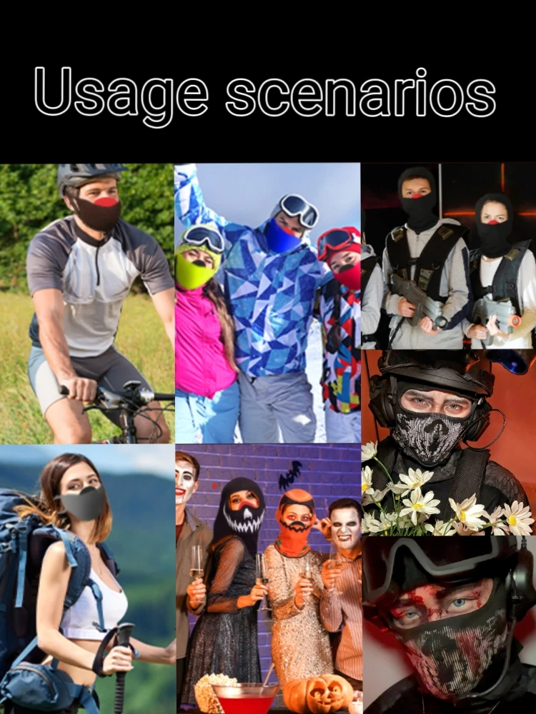 ثلاثية الأبعاد نصف قوس قناع السيليكون هالوين تأثيري العنكبوت أقنعة-سيليكون الوجه قذيفة الادسنس الألوان الصيد حماية #6