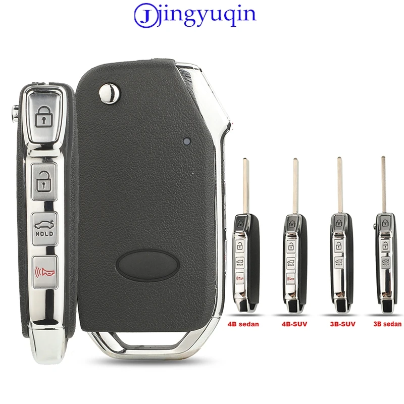 

Jingyuqin удаленный автомобильный ключ Smart для Kia Sportage 2022-2024 с чехлом для брелока с лезвием, часть смарт-ключа