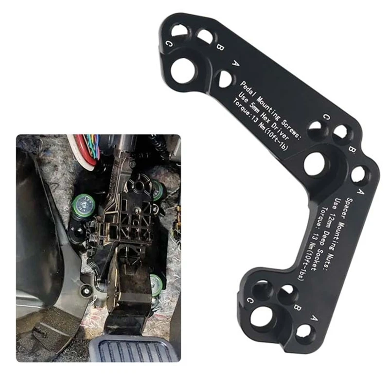 Super Sale Aluminum Throttle Pedal Spacer for Honda Civic Jazz Fk2 Fk8 Gk5 14+ RHD Enhanced Driving Precision