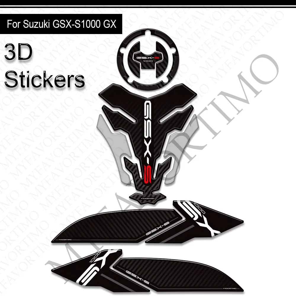 For Suzuki GSX-S 1000 S GX GSX-S1000GX GSX S1000 GSX-S1000 GSXS Tank Pad Gas Fuel Protector Stickers Decals 2022 2023 2024