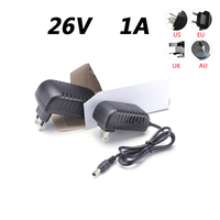 26V 1A Charger Adaptor For Dibea D008 Pro M500 TT8 MM8 Cordless Power Adapter Charger Dc Cable 1m 5.5*2.5mm