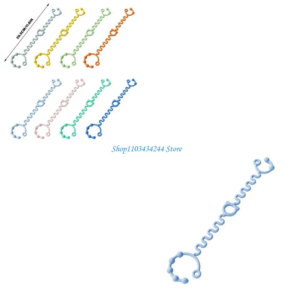 

Silicone Baby Pacifier Chain Lovely Designing Teething Toy Rope