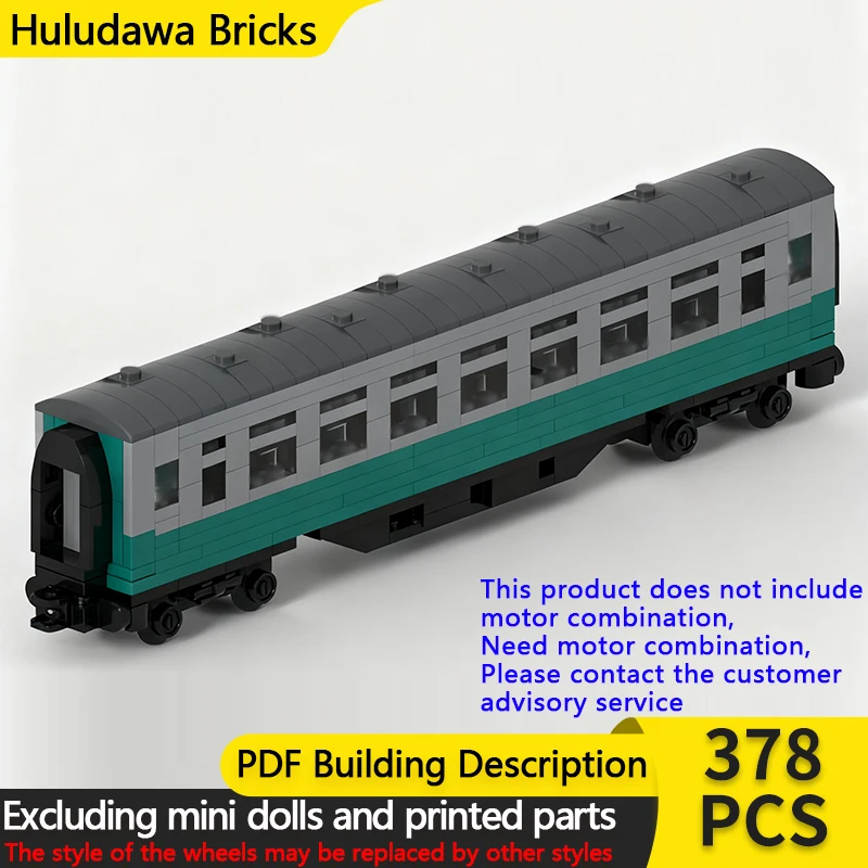 

City Car Model MOC Building Bricks MK1 Train Corridor Carriage Modular Technology Children Holiday Gifts Assemble Toys Suit