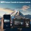 写真用NBD 64MPデジタルカメラ、WiFiおよびアプリ制御付き16X光学ズームカメラ、180付き5Kカメラ ° 反転可能なスクリーン 5