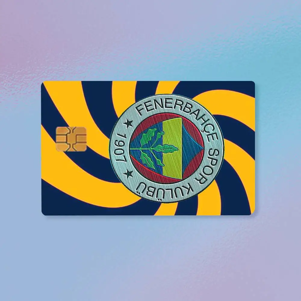 C-Cool Turkey Fenerbahce-Es Pattern  Credit Card HD Stickers Premium matte film effectively prevents fingerprints and daily .