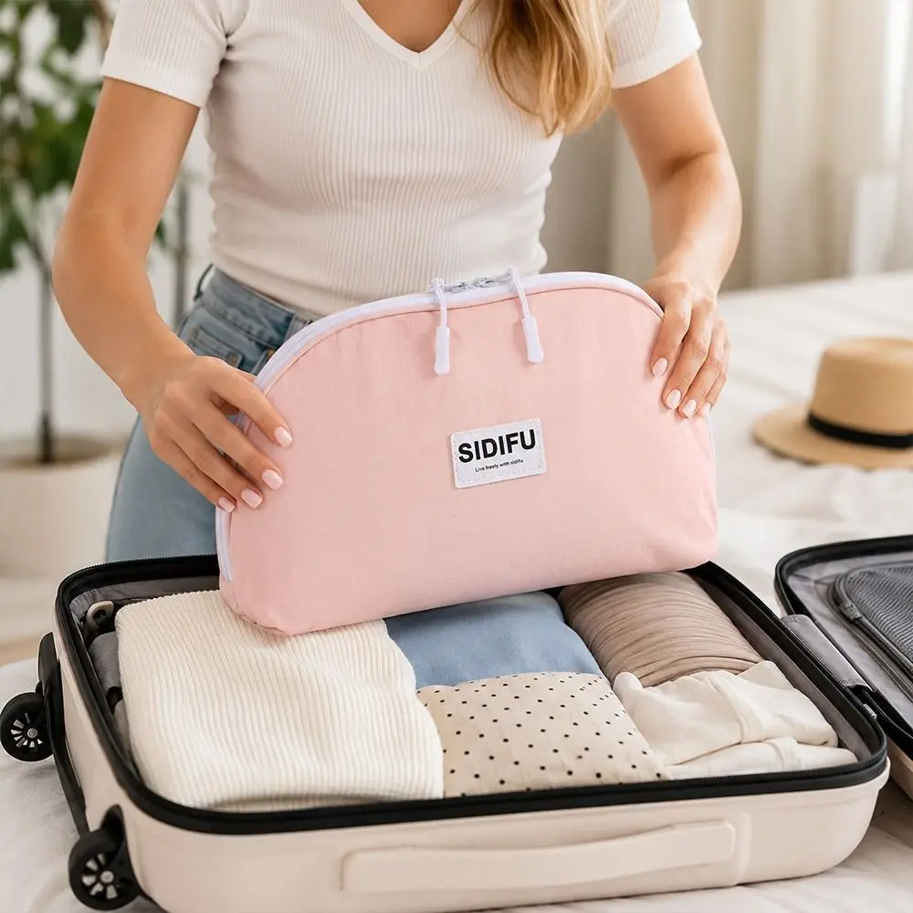Multi-purpose Underwear Storage Bag Compression Function Portable Travel Organizer Lightweight Three-in-One Set