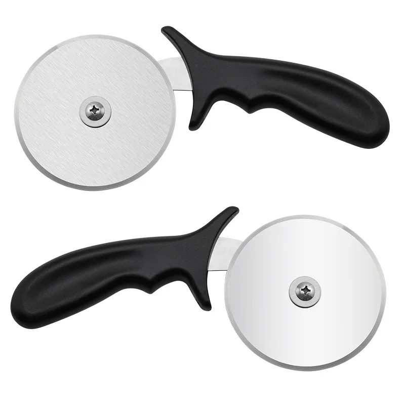 9-Inch Pizza Cutter Wheel Heavy Stainless Steel Large with Cover Premium Kitchen Handle Slicer Super Sharp Safe Stainless Steel