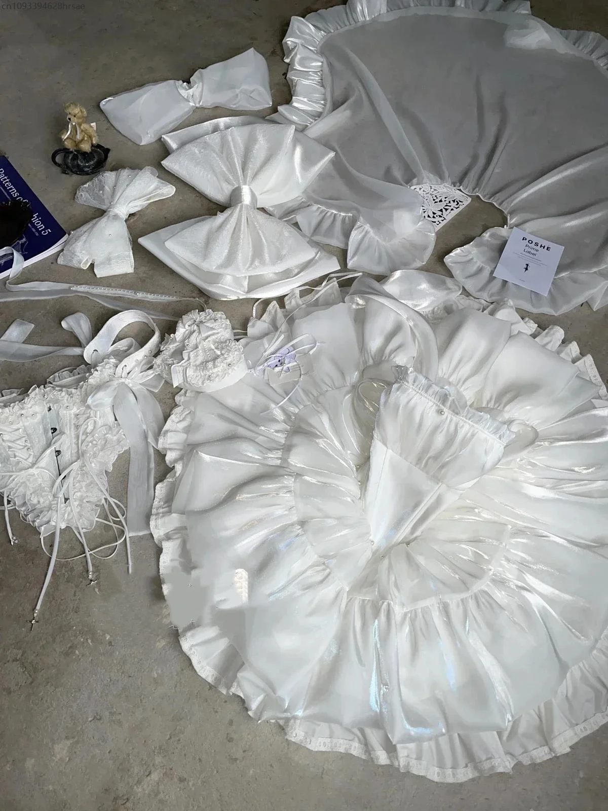 White Angel Princess Fairy Dress 2025 New Sweet Bow Off Shoulder Slim Strapless Trailing Dress Party Evening Dresses