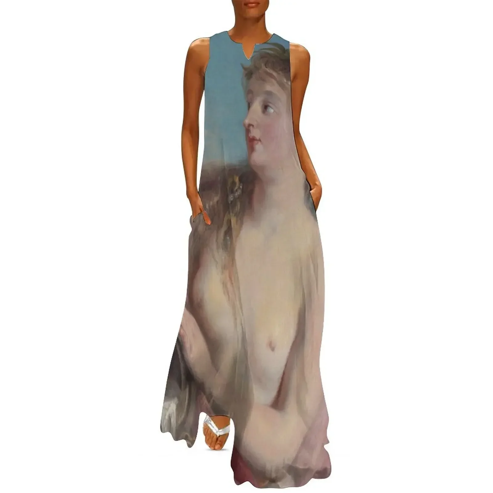 

Nymphe de fontaine - Antoine Watteau Long Dress evening dresses women women clothes Casual dresses Dress vintage Dress