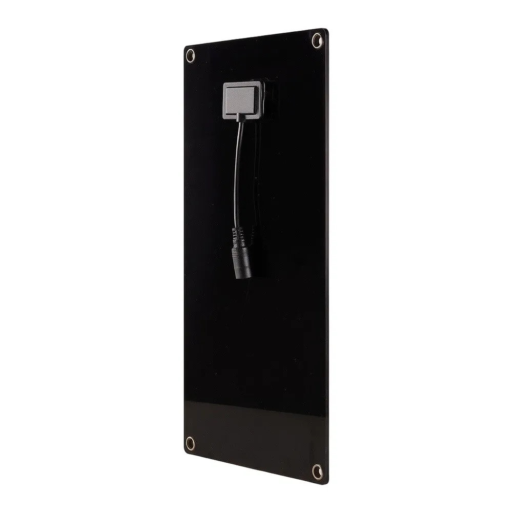 6W Solar Panel Kit for 12V For battery Maintenance Featuring Monocrystalline Cells and Multiple Mounting Hardware