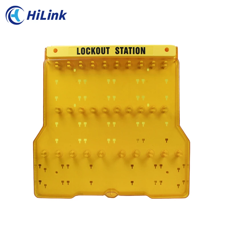 Industrial Safety Overhaul Management One-Stop Solution,Wall Mounted Transparent Covered Station Safety Lockout Device Storage