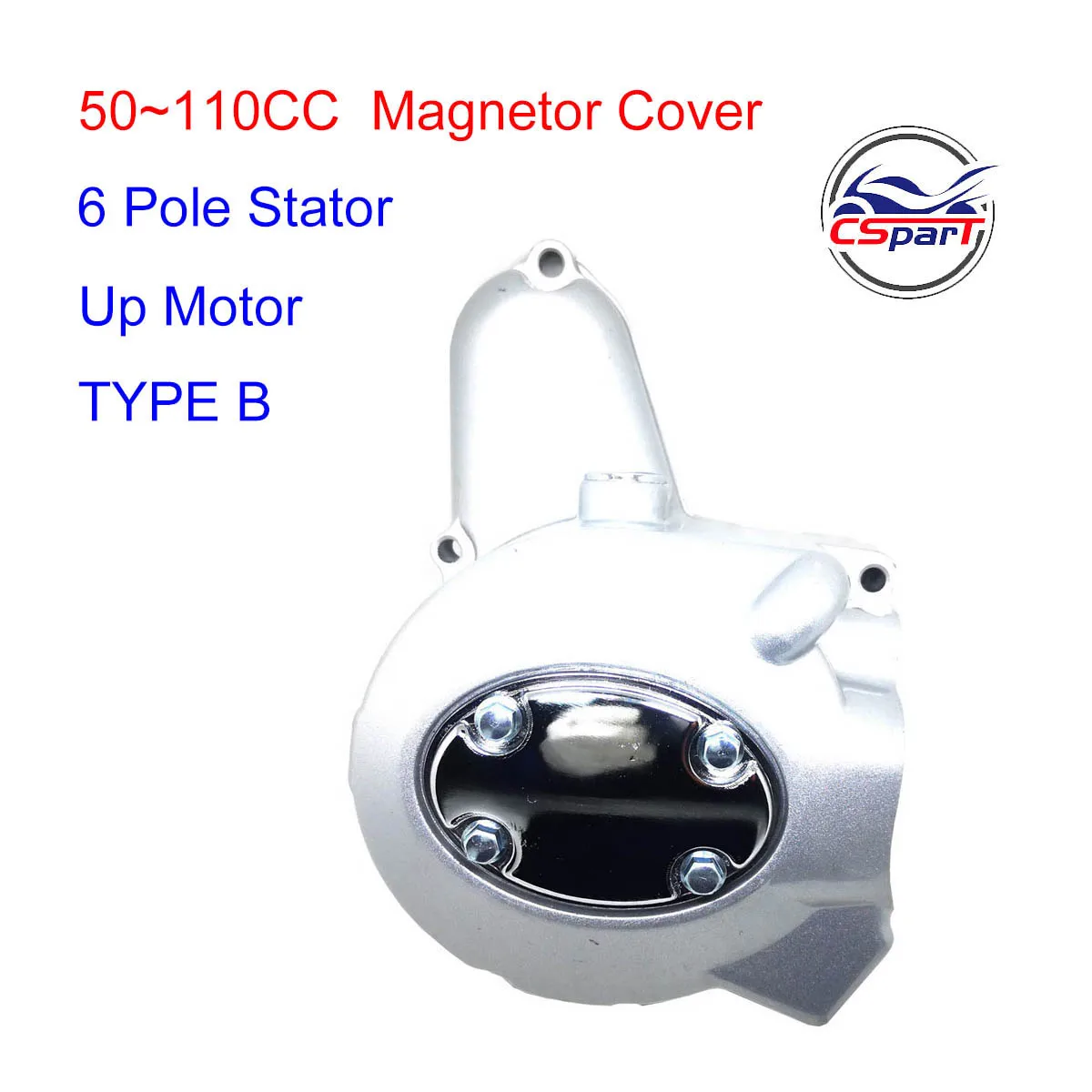 2 6 Pole Down Up Engine Magnetor Side Cover 50CC 70CC 90CC 110CC 125CC Taotao ZongShen Lifan Dirt Bikes Pit Bike Parts ATV Quad